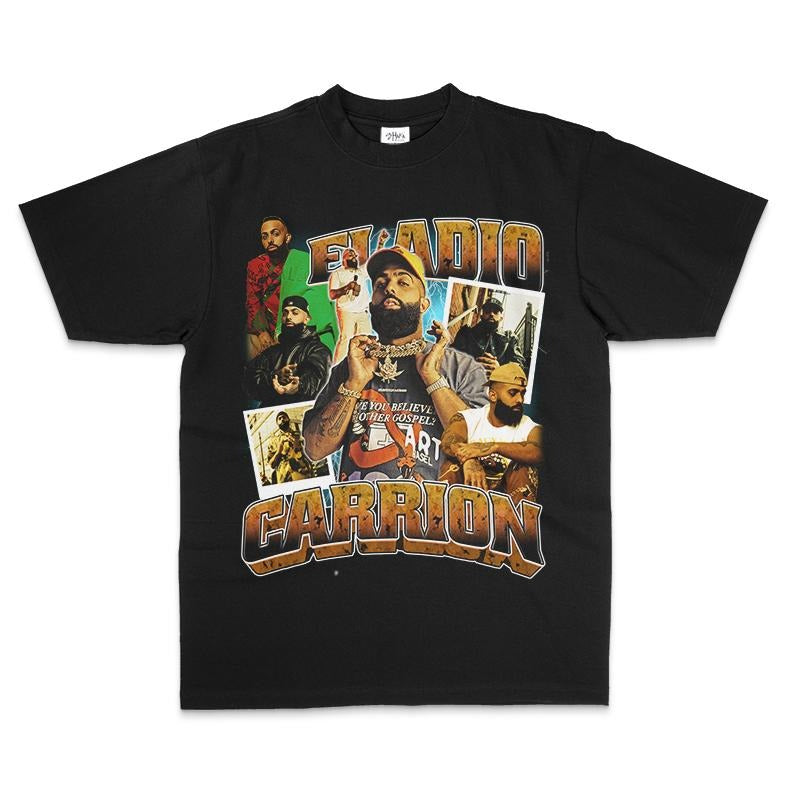 ELADIO- Merch 90s style Trap T SHIRT Menswear Top Vintage Streetwear Hoodie, Sweatshirt | GrindPrints.com