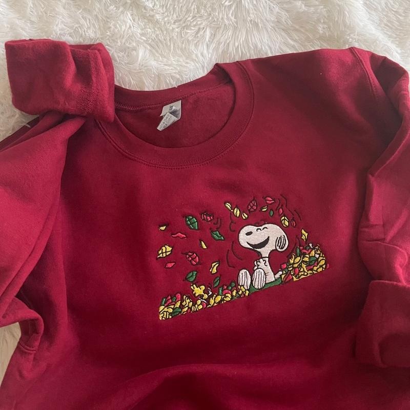 EMBROIDERED Fall Snoop Sweatshirt T-Shirts, Hoodie | GrindPrints.com
