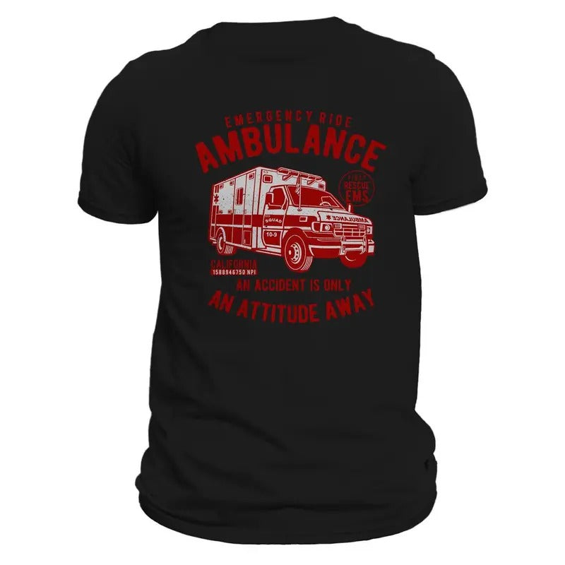 EMS / EMT Paramedic First Responder Ambulance Men's T-Shirt Hoodie, Sweatshirt | GrindPrints.com