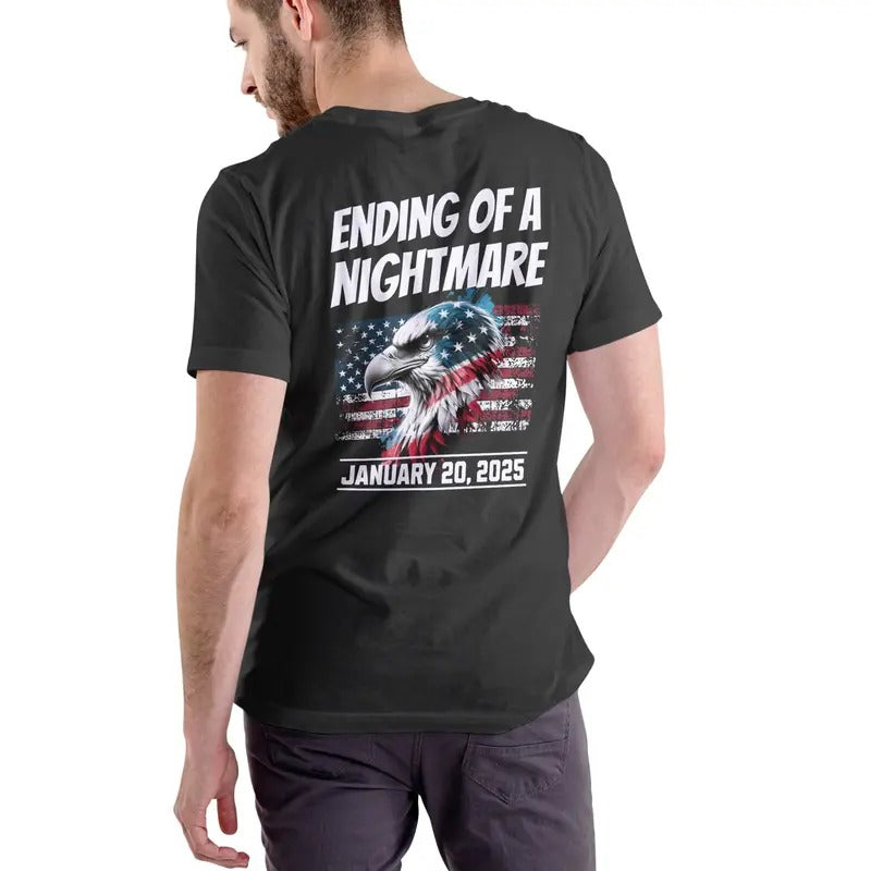 ENDING OF A NIGHTMARE January 20 2024 T Shirt Casual Menswear Hoodie, Sweatshirt | GrindPrints.com