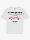 ENZO FERRARI X RED Vintage Graphic T-shirt, T-shirt for men & Women, Graphic Tee, Womenswear Cotton Top Shortsleeve...