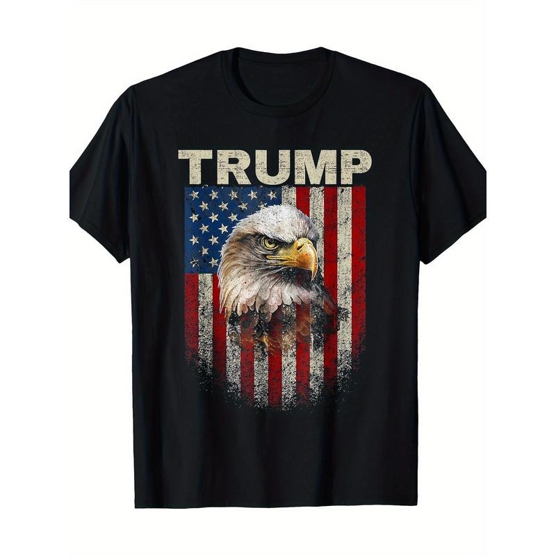 Eagle Trump 2024 Take America Back Trump Shirt For Men MAGA T-Shirt-220g made in usa Hoodie, Sweatshirt | GrindPrints.com
