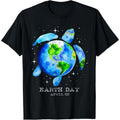 Earth Day 2025 Restore Earth Sea Turtle Art Save the Planet T-Shirt made in usastyle{n002}2 Hoodie, Sweatshirt