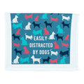 Easily Distracted By Dogs Funny Puppy Pet Lovers Tea Towel Funny Dish Towels Soft Adsorbent Tea Towel T-Shirts, Hoodie,...