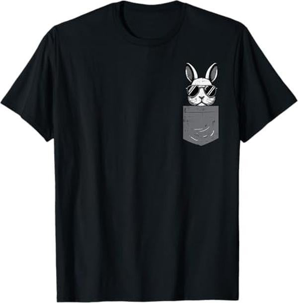 Easter Bunny Pocket Sunglasses Cool Rabbit Men Women Kids T-Shirt, Graphic tee, Fashion Cotton, Gift for her, Gift for...