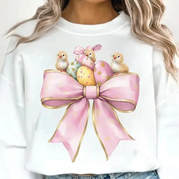 Easter Chicks DTF Transfers - THIS IS NOT A SHIRT Hoodie, Sweatshirt | GrindPrints.com