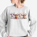 Easter Cow Sweatshirt, Heifer Easter Day Crewneck, Trendy Sweater, Gift For Easter T-Shirts, Hoodie | GrindPrints.com