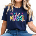 Easter Nurse Shirt Cute Bunny & Egg Nurses Spring Celebration Healthcare Workers T-Shirts, Hoodie, Sweatshirt