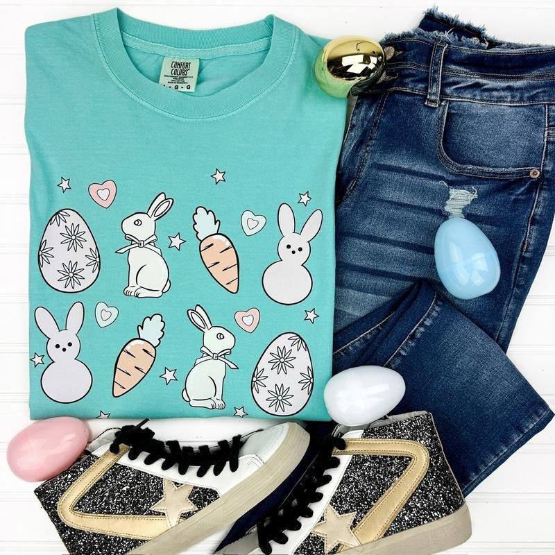 Easter Things Comfort Colors T-Shirt Hoodie, Sweatshirt | GrindPrints.com