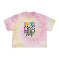 Easter Vibes Tie-Dye Crop Tee, Easter Shirt, Spooky Easter Shirt, Spooky Shirt, Halloween Easter Shirt, Womens Easter...