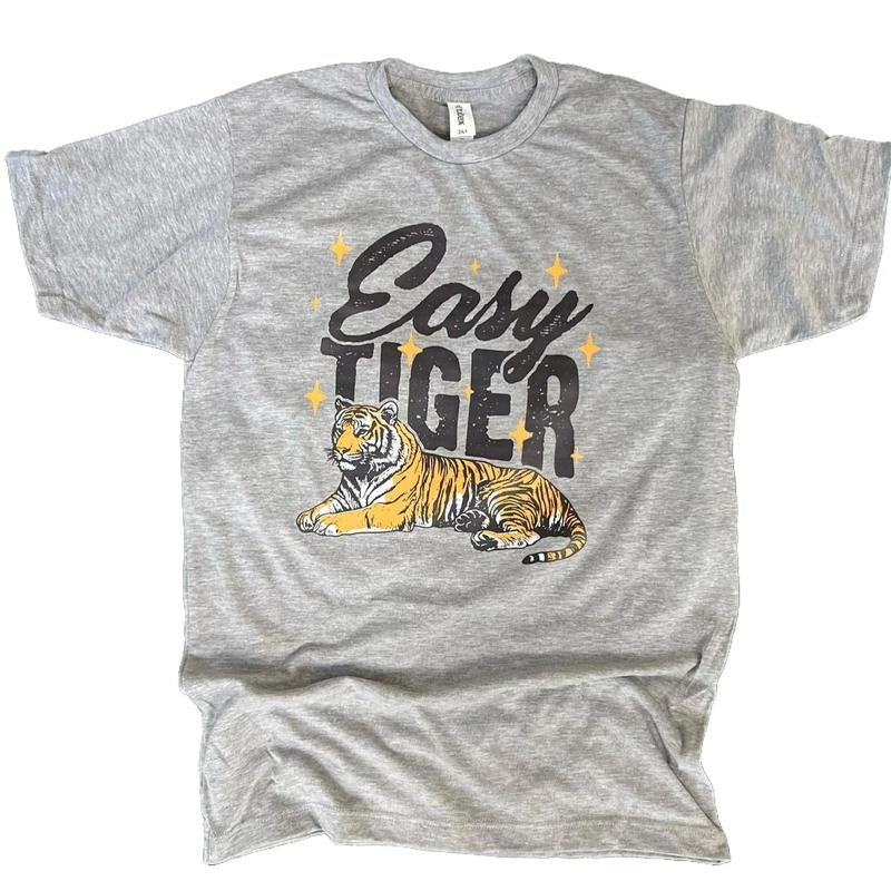 Easy Tiger Tee - Summer Tee for Women - Unisex Fit Hoodie, Sweatshirt | GrindPrints.com
