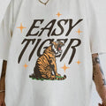 Easy Tiger Vintage Inspired Graphic Tee For Women Hoodie, Sweatshirt | GrindPrints.com