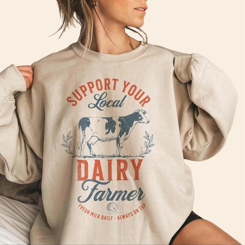 Eat Local Breastfeeding Sweatshirt Breastmilk Sweater Moms Milk Crewneck Moms Boobery Jumper Baby Shower Gift for New Mom...