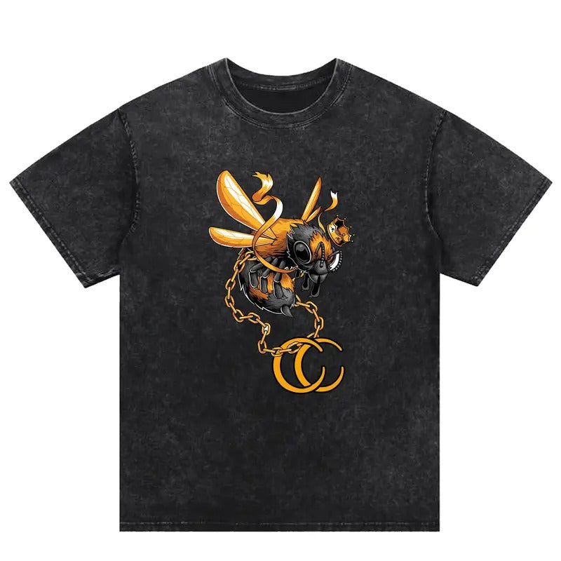 Edgy Bee - themed Graphic Tees in Multiple Hues for American Trend - seekers Hoodie, Sweatshirt | GrindPrints.com