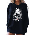 Edgy Grunge Halloween Crewneck Sweatshirt - "I Came Home" Horror Movie  Design, Long Sleeve, Unisex Sizing - Perfect...