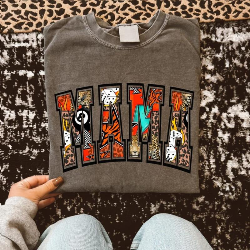 Edgy Mama Tee, vintage crewneck sweatshirts,western outfits women, cowgirl outfits, western clothing stuff tops, country...