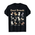Educational Goat Shirt Goat Breeds Farm Animals Of The World T-Shirt Made in USA Hoodie, Sweatshirt | GrindPrints.com