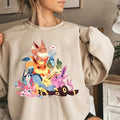 Eevee Eeveelution Slyveon Umbreon Espeon Flareon Vintage Anime Blend Comfortable Fit Anime Lovers T-Shirts, Hoodie, Sweatshirt