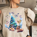 Eevee Evolutions Christmas Sweatshirt, Eevee Xmas Sweater, Sylveon, umbreon, Espeon, Flareon Anime, Anime Sweatshirt,...