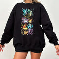 Eevee Evolutions Sweatshirt T-Shirt Hoodie, Eevee Eeveelution Sweatshirt, Eevee Pokem0n Shirt, Slyveon, umbreon, Espeon,...