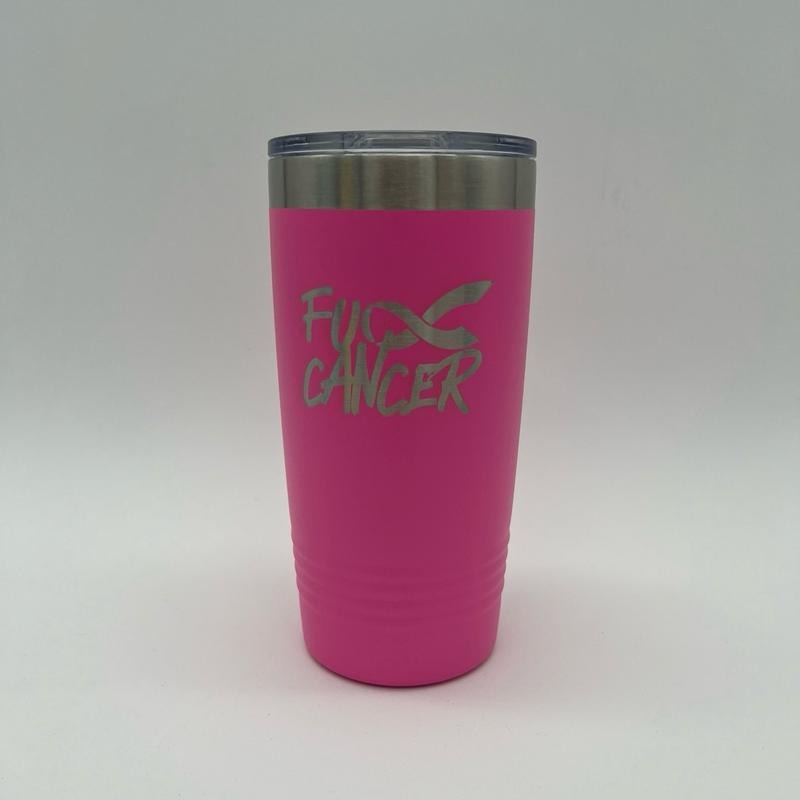 Eff Cancer 20 Oz Tumblers T-Shirts, Hoodie, Sweatshirt | GrindPrints.com