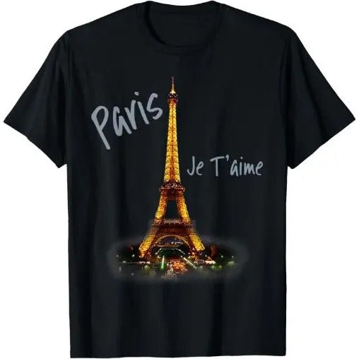 Eiffel Tower Paris Vintage I Love Paris France T-Shirt Made in USA Hoodie, Sweatshirt | GrindPrints.com
