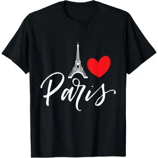Eiffel Tower Heart Paris Love France Made USA T-Shirts, Hoodie, Sweatshirt