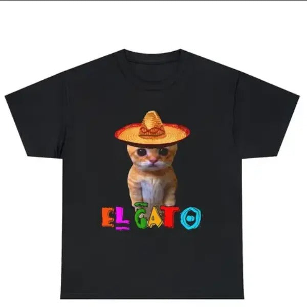 El Gato Mexican Kitten T-Shirt Hoodie, Sweatshirt | GrindPrints.com