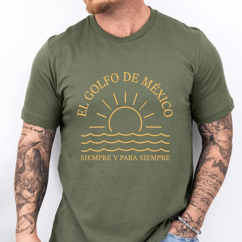 El Golfo De México Shirt,  Gulf of Mexico Para siempre   T-Shirt, Mexico Lover Hoodie, Sweatshirt | GrindPrints.com