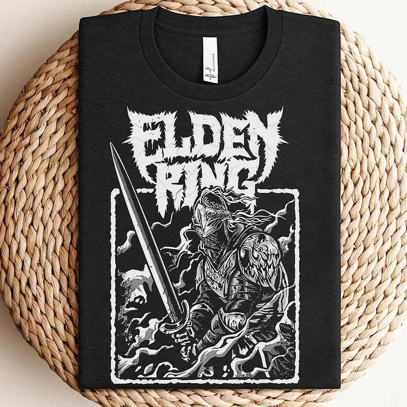 Elden Ring Shirt, Let Me Solo Her Shirt, Moonlight Sword Shirt, Malenia Shirt, Dark Souls Tshirt, Gamer Shirt, Gift For...