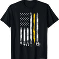Electrician US Flag Tools for Electricians T-Shirt | Heavy Cotton, Size S-3XL, FAST SHIPPING Clothing Menswear Hoodie,...