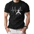 Electrocardiogram Martial Artist Pure Cotton Men's Tshirt Comfort Fit Made in USA Hoodie, Sweatshirt | GrindPrints.com
