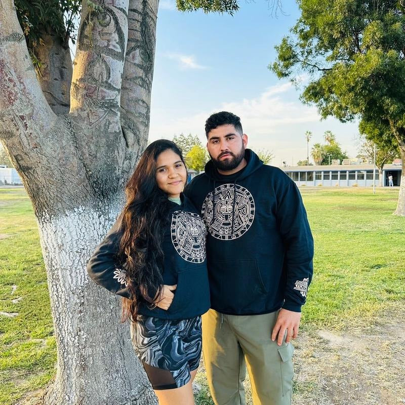 Embroidered Aztec calendar hoodies T-Shirts, Sweatshirt | GrindPrints.com