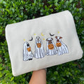 Embroidered Doggy Ghost Crewneck T-Shirts, Hoodie, Sweatshirt | GrindPrints.com