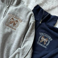 Embroidered Football Quarterzip, Football Sweatshirt T-Shirts, Hoodie | GrindPrints.com