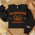 Embroidered Halloween Shirt, Halloweentown Sweatshirt, Embroidered Crewneck Pumpkin Shirt Hoodie | GrindPrints.com