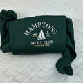 Embroidered Hamptons tshirt, Embroidered Hamptons Sweatshirt, Gift shirt Hoodie | GrindPrints.com