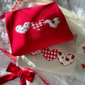 Embroidered Heart Applique, Valentines Day Sweatshirt T-Shirts, Hoodie | GrindPrints.com