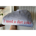 Embroidered I Need a Diet Coke Unisex Sweater, Hoodie, Tee, Diet Coke Lover Cringe Meme Funny Gift , Global Trending...