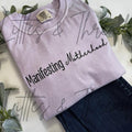 Embroidered Manifesting Motherhood Shirt - Ideal for Women's Wear, Top Style