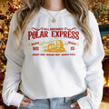 Embroidered Polar Express Sweatshirt, Xmas Crewneck Sweater, Family Christmas Tshirt Hoodie | GrindPrints.com