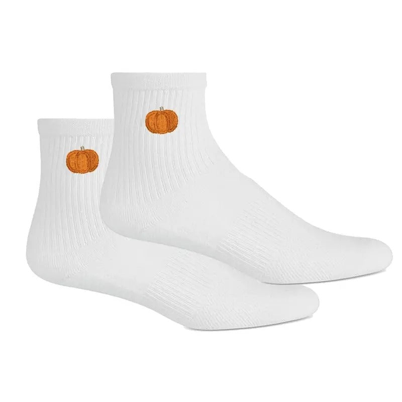 Embroidered Pumpkin Socks T-Shirts, Hoodie, Sweatshirt | GrindPrints.com