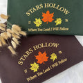 Embroidered Stars Hollow Crewneck - Where You Lead I will Follow Unisex Sweatshirt - Sweatshirt embroidered T-Shirts, Hoodie