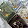 Embroidered Sweatshirt, Fall Embroidered Sweatshirt, Sweatshirt Stars Hollow T-Shirts, Hoodie | GrindPrints.com