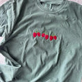 Embroidered Tshirt, Raspberry Tshirt, Cute Embroidered Shirt Hoodie, Sweatshirt | GrindPrints.com