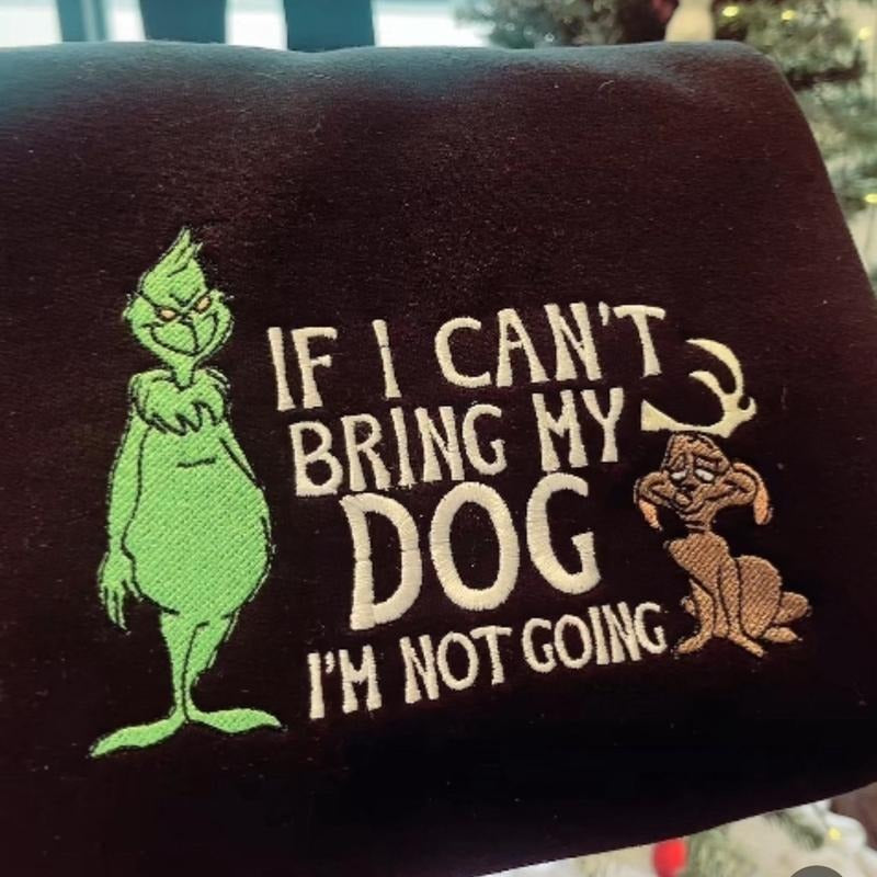 Embroidered dog sweatshirt T-Shirts, Hoodie | GrindPrints.com