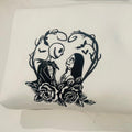Embroidered jack n Sally sweatshirt T-Shirts, Hoodie | GrindPrints.com