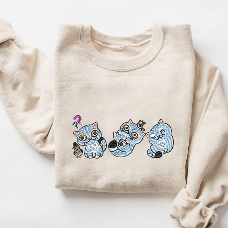Embroidery Kpop Hunter Tiger Sweatshirt T-shirt, Hunter Tiger Inspired T-shirt, Hunter, Anime T-shirt For Fan, Anime...