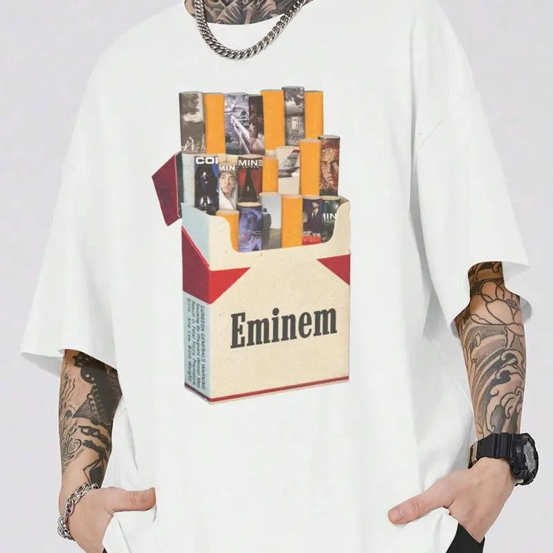 Eminem C.i.g.a.r.e.t.t.e List Albums T-Shirt Sweatshirt Hoodie, Eminem Merch, Hip Hop 90s Shirt, Hip Hop Legends Shirt,...