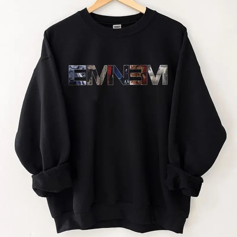 Eminem Rapper Vintage T-shirt, Music Album Graphic Tee, World Tour Gift, Streetwear for Men and Women Cotton Menswear...